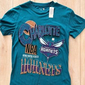 Abercrombie & Fitch Teal Charlotte Hornets Tee